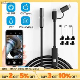 Mini Cameras An endoscope camera with lights suitable for iPhone iPad iOS and Android Type-c waterproof endoscope industrial soft wire inspection mini camera WX