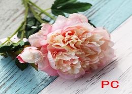 Single peony bouquet artificial flowers silk peonies bouquet wedding home decoration fake peony flower Garden Craft Art Decor8282135