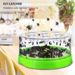 Traps Automatic Flycatcher Catch Canteen Fly Machine Flies Killer Flycatcher Pest Control Anti Fly Electronic Fly Trap for Ranch