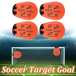 4PCS Football Training Targets Aid Accessories Soccer Shooting Targets Goal Net Portable Durable Equipment for Kick Practice 240507
