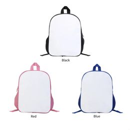 Sublimation Blank School Bag Kids Backpack For Cute Kindergarten Schoolbag Heat Transfer Print Blank Students Bookbag 240424