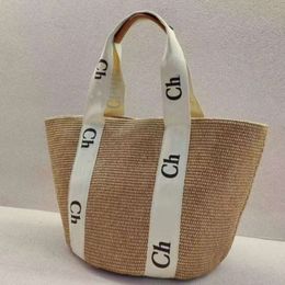 Designer Handbags Summer Straw Bag Fashion Shopping Bag Beach Totes Women Luxury Woven Large Crossbody Bags Lady Shoulder Basket Bag