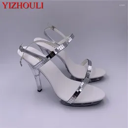 Dance Shoes Style Beautiful Fully Bright Vamp High Heels 13 Cm Sexy Model Sandals Pole Dancing