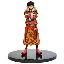 Action Toy Figures Anime One Piece Figure Zoro Luffy PVC Statue Action Figure Monkey D Luffy Chinese Style Model Toy For Kids Christmas Gift