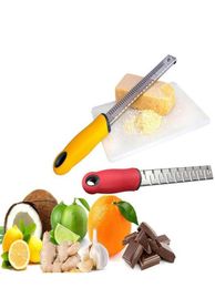 Multifunctional Rec Stainless Steel Cheese Shaver Tool Grater Chocolate Lemon Zester Peeler Kitchen Gadgets Vegetable with R433w4482637