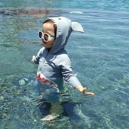 Swimwear Children's One Piece Swimwear Cute Shark for Baby/Kids Boys and Girls Sunproof Fast Dry Swimming Suit Bathing Suit