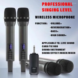 Microphones 2.4G Wireless KTV Performance Special Microphone Handheld Charging Sound Card Live Broadcast Family K Song