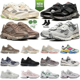 NEW 9060 2002r 530 550 running shoes Mushroom Bricks Wood Quartz Grey Black Castlerock Grey mens designer shoes Pack Phantom sports mens trainers women sneakers