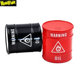 Oil Tank Shape Herb Grinder 3 Piece Metal Tobacc Grinder 40mm Herb Grinder With Diamond Teeth Wholesale 11 LL