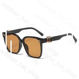 2024 Designer Cucci Sunglasses 2024 New G Family Large Frame Square Womens Trendy And High End Instagram Popular Plain Street Photo Showcase Face Small 777
