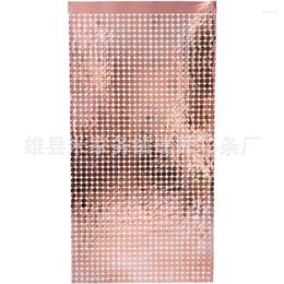 Party Decoration Small Square Curtain Year Old Background Wall Layout Stage Po Silver Rain Silk
