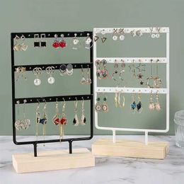 Jewelry Stand Display 24/44/66/144 Hole Earring Brackets Pendant Stud Wholesale Q240506