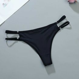 Women's Panties Womens seamless thong ice silk underwear womens low waisted breathable underwear underwearL2405