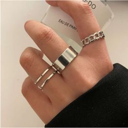 Hip Hop Trendy Personalized for Women with Adjustable Index Finger Joint and Cold Wind Instagram Ring