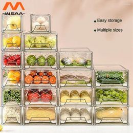 Storage Bottles Crisper Food Refrigeration Neat And Beautiful Fresh High Transparency Household Collection Utensils Drawer Boxes