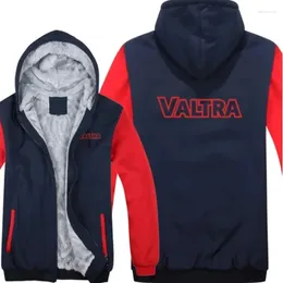 Men's Jackets 2024 Cool Valtra Tractor Hoodies Men Winter Coat Pullover Fleece Warm Jacket Sweatshirts