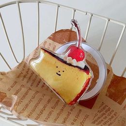 Cell Phone Mounts Holders Korean Cute CartoonCherry Cake Magnetic Holder Grip Tok Griptok Phone Stand Holder Support For iPhone For Pad Magsafe Smart Tok