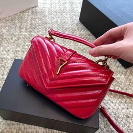 Stripe Beautiful Fashion Bag Leather Designer college Handbag High Quality Handbags Womens Shoulder Bags Purse Messenger 240419