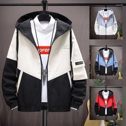 Men's Jackets 2024 Spring And Autumn Fashion Trend Hooded Jacket Casual Relaxed Comfortable Breathable High Quality Plus-Size Coat