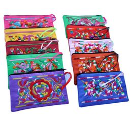 130pcs Bells Embroidery Satin Zip Pouch Chinese style Jewelry Packaging Gift Bags Coin Purse Bangle Bracelet Necklace Storage 1551776395