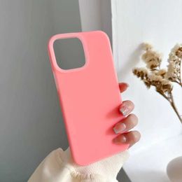 Cell Phone Cases Fluorescent Green Frosted Liquid Silicone Phone Case For phone 15 14 11 12 13 Pro Max Jelly Candy Color Soft Shockproof Cover