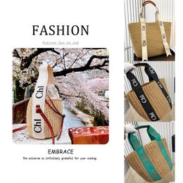 Classic Luxury Woody Bucket Bag Womens Color Shopping Designer The Tote Bags Straw Clutch Crossbody Shoulder Handbag Waterproof Basket Luxurys Girls Classic