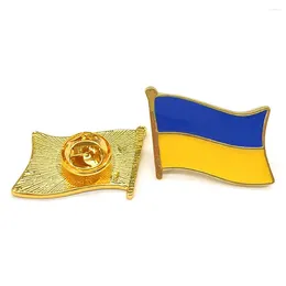 Brooches Ukraine Ukrainian Flag Brooch National Emblem Badges Backpack Clothes Lapel Pins