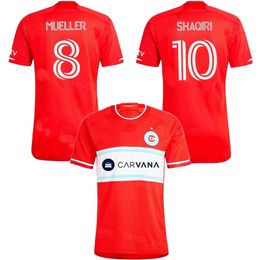 2024 2025 Chicago Soccer Jerseys Fire CUYPERS KOUTSIAS ACOSTA MUELLER HERBERS GUTIERREZ SHAQIRI PINEDA 24 25 football men kids shirt