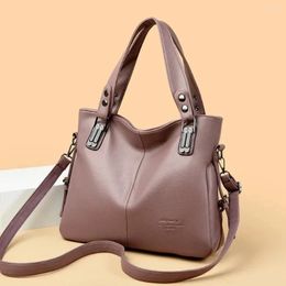 Shoulder Bags Tote For Women 2024 Soft Leather Casual Luxury Handbag Design Fashion Large-capacity Messenger Bag Sac