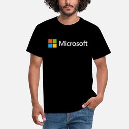 Men's T-Shirts Microsoft Windows Fashion Vintage T-shirt Womens Vintage Printed T-shirt Boyfriend Husband Gift Camiseta Homebre TopL2405