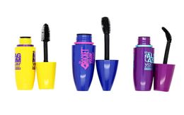 Factory Sell Purple Yellow Blue Mascara Waterproof Cosmetics Eyelashes Volume Express Colossal Mascara Black Mascara for Eyes Make4778358