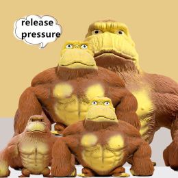 Sculptures Maxi Baba Antistress Orangutan TPR Decompression Gorilla Toy High Elastic Funny Squeezing Animal Doll Release Pressure Toys Gift
