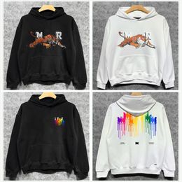 mens hoodie designer hoodies Street hip hop alphabet sweatshirts splash ink women hoodys trend plus size sweaters oversized hoody graphic tee A6