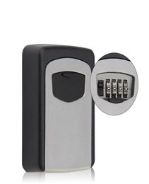 Digit Combination Key Lock Box Outdoor Wall Mount Safe Security Storage Organizer4602373