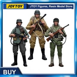 IN-STOCK JOYTOY 1/18 Action Figure WWII Wehrmacht Soviet Infantry United States Army Military Model 240506