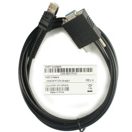 Scanners 5v 2m Rs232 Serial Straight Cable Compatible for Zebra Li3608 Li3678 Ds3608 Ds3678 Barcode Scanner Cable