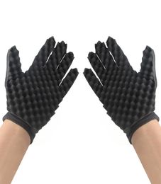 New Fashion Hair Braider Sponge Gloves Shape Fir Afro Dreadlocks Curl Brush Sponge Hair Braiders Tool Wholes Retail1022040