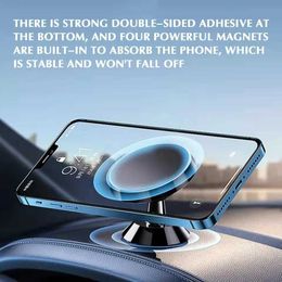 Cell Phone Mounts Holders Magnetic Car Phone Holder Magnet Mount Mobile Cell Phone Stand GPS Support For iPhone 14 13 12 Pro Huawei Oneplus