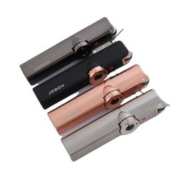 JOBON Vintage Fancy Cigarette Cigar Fashionized Wholesale Metal Jet Flame Butane Gas Unfilled Torch Flint Lighter Fashion