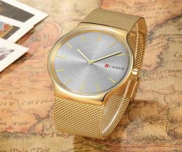 CURREN Black Rose Gold Pointer Business Relogio Masculino Luxury Analogue Sports Wristwatch Brand Quartz Business Watch Men 8256323k9681023
