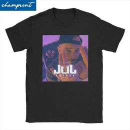 Men's T-Shirts Mens and Womens Rap T-shirt JUL Cotton Retro Short Sleeve Round Neck T-shirt Plus Size T-shirt J240506