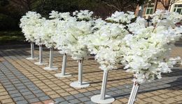 15M 5feet Height white Artificial Cherry Blossom Tree Roman Column Road Leads For Wedding Mall Opened Props3463958