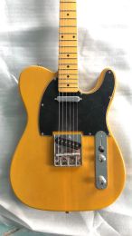 Guitar Yellow Tl 6 Strings Electric Guitar Basswood Body Maple Neck Chrome Hardware Glossy Finish Free Delivery