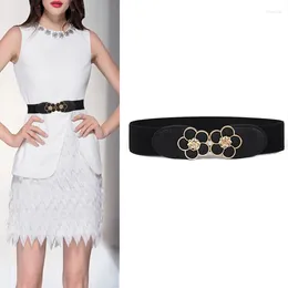 Belts Women Elastic Belt Waistband Wide Elegant Cummerbunds For Dress