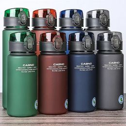 400560ml Sports Water Bottle Outdoor Sport Leak Proof Plastic Cup Fitness Kids Drinkware A Free Cute 240422