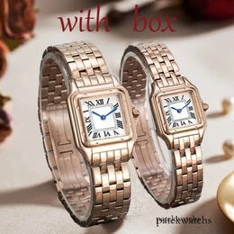 여성 디자이너 시계 고품질 남성 자동 기계식 Panthere Sapphire 방수 Montre Luxe Wristwatches Rose Gold Moissanite Wat 13869