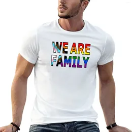 Men's Tank Tops We Are Family Pride T-Shirt Edition T Shirt Graphic Shirts Black Mens Workout