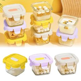 Bowls Freeze Preservation Box High Borosilicate Glass Storage Kitchen Sealing Simple Classified Strong 150ml Too W8N2