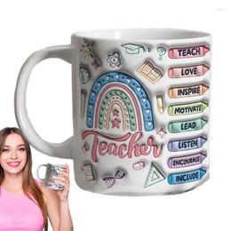 Mugs Teacher Cup Coffee Lover Gift Teacher's Day Surprise For 350ml Tea Mug Novelty Gifts