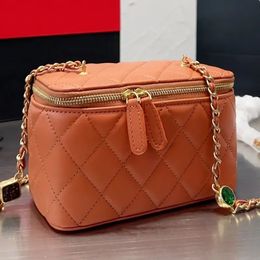 CHANEI Bag Designer Bags New Love Ball Box Wallet Famous Crossbody Handbag Luxurys Chain Single Shoulder Handbags Leather Zipper Makeup Bag